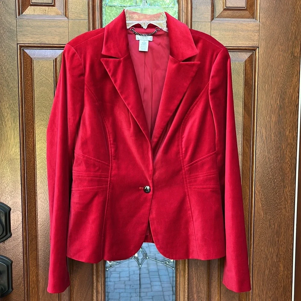 Cache Red Blazer - Picture 12 of 16